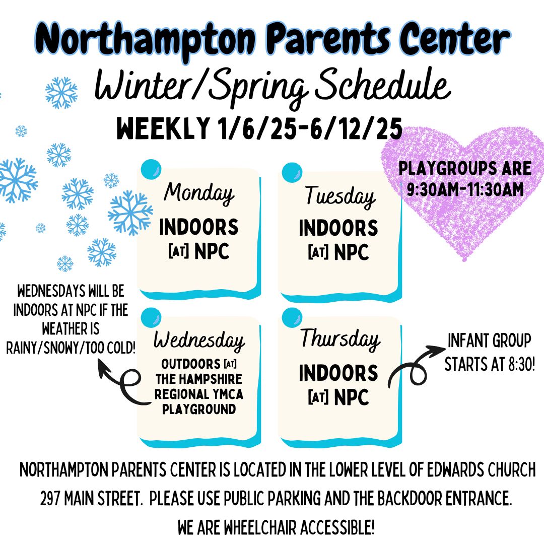 Winter/Spring Schedule for 2025